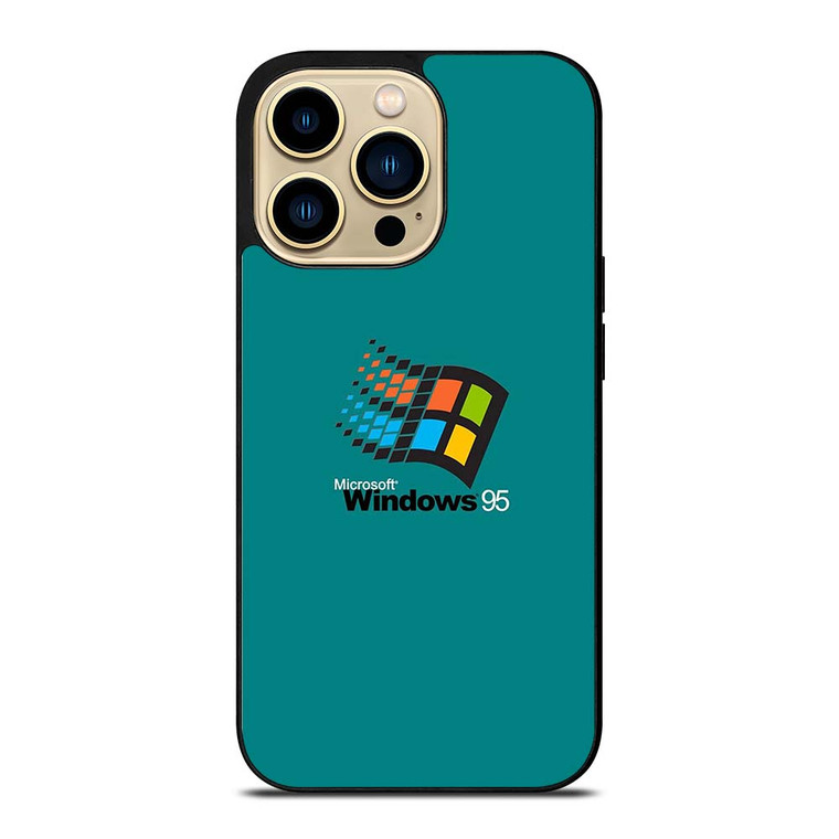 MICROSOFT WINDOWS 95 RETRO LOGO iPhone 14 Pro Max Case Cover
