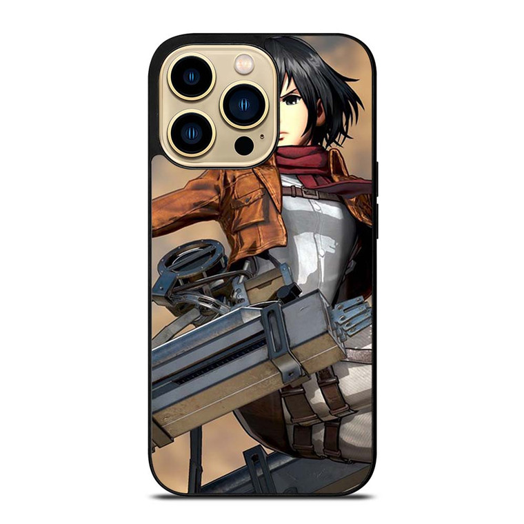 MIKASA ACKERMAN ATTACK ON TITAN iPhone 14 Pro Max Case Cover