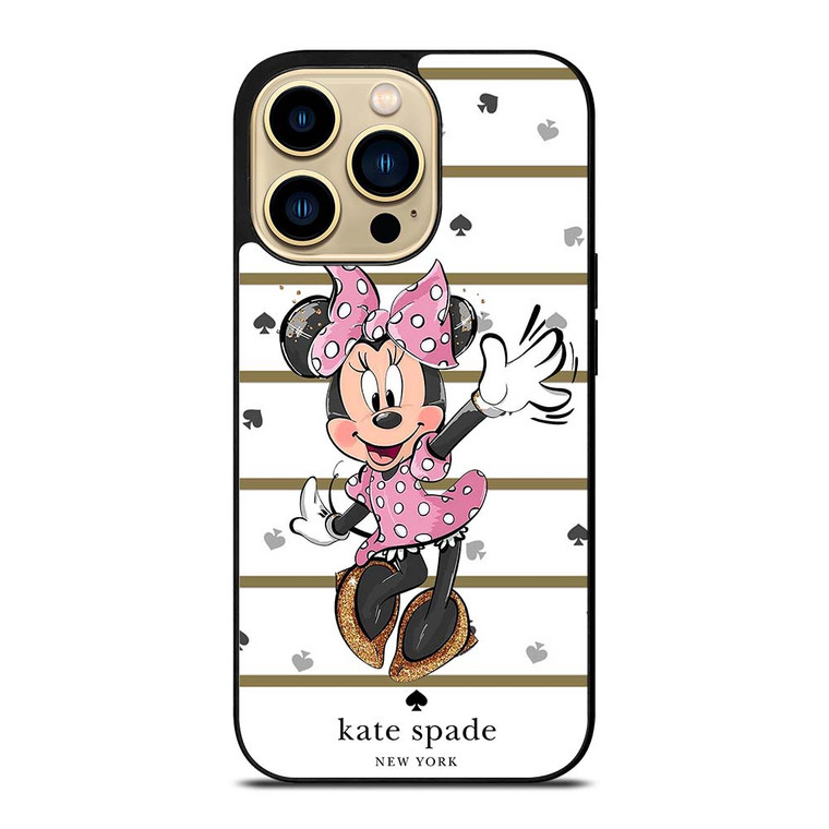 MINNIE MOUSE DISNEY KATE SPADE NEW YORK LOGO iPhone 14 Pro Max Case Cover