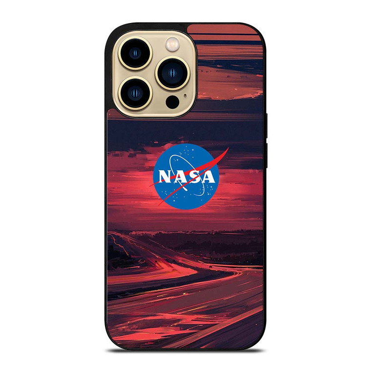 NASA LOGO SUNSET iPhone 14 Pro Max Case Cover