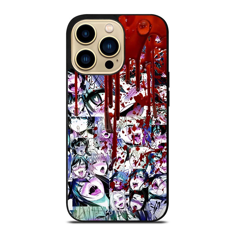NEW AHEGAO MANGA COMIC iPhone 14 Pro Max Case Cover
