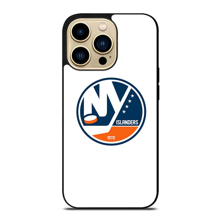 NEW YORK ISLANDER LOGO WHITE iPhone 14 Pro Max Case Cover