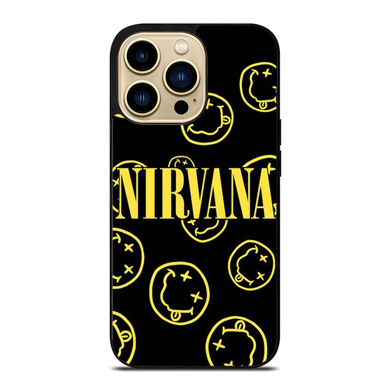 NIRVANA SMILEY COLLAGE iPhone 14 Pro Max Case Cover