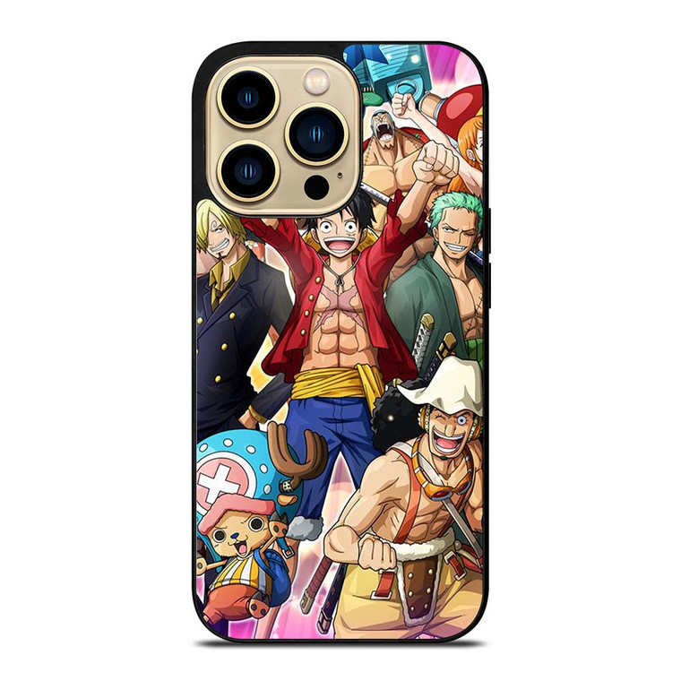ONE PIECE CHARACTER STRAW HATS iPhone 14 Pro Max Case Cover