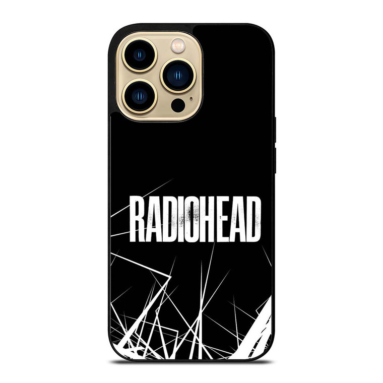 RADIOHEAD ROCK BAND LOGO BLACK iPhone 14 Pro Max Case Cover