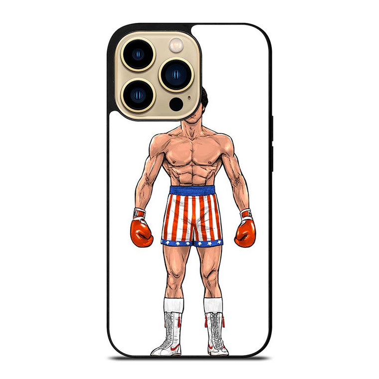 ROCKY BALBOA CARTOON iPhone 14 Pro Max Case Cover