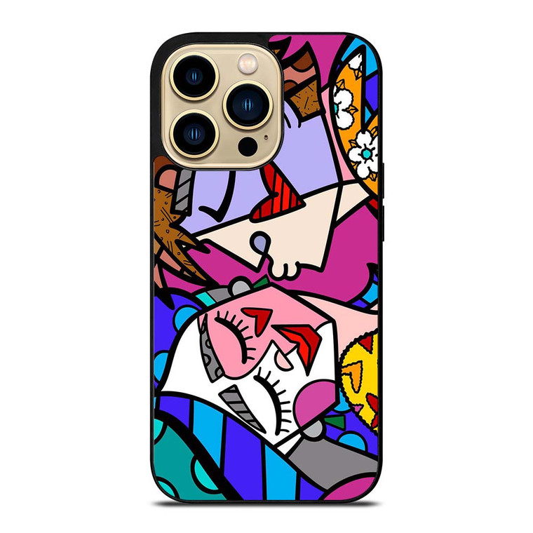 ROMERO BRITTO LOVE KISS iPhone 14 Pro Max Case Cover