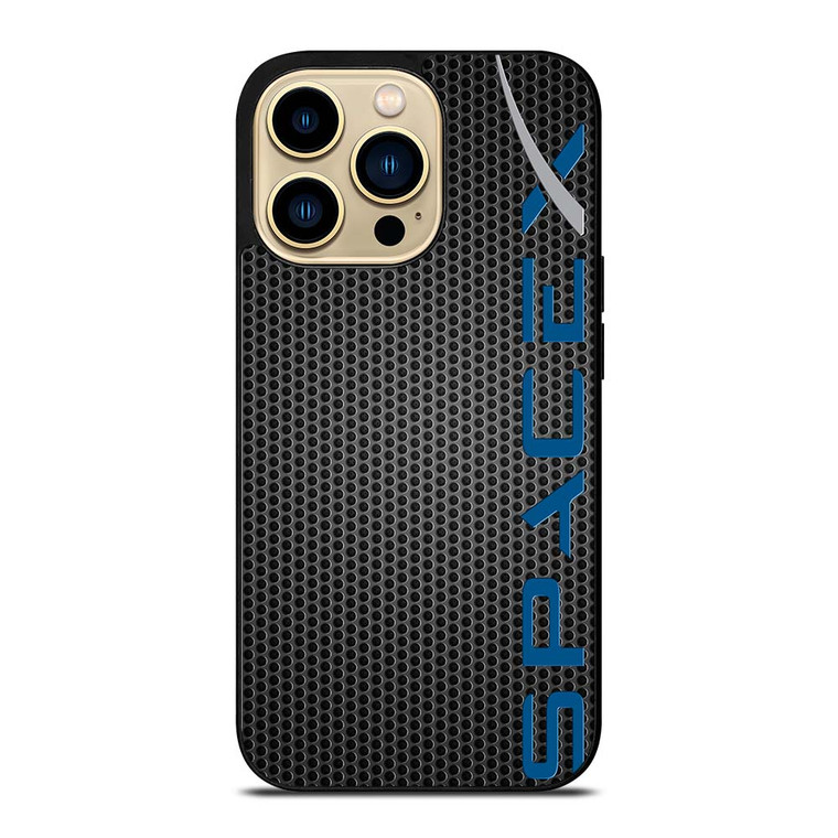 SPACE X LOGO METAL iPhone 14 Pro Max Case Cover