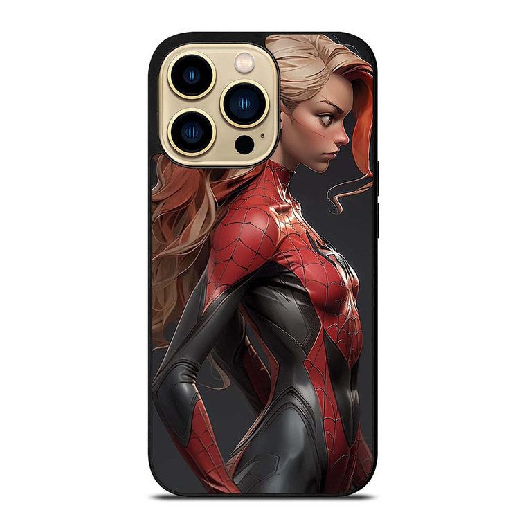SPIDER GIRL SEXY CARTOON MARVEL COMICS iPhone 14 Pro Max Case Cover