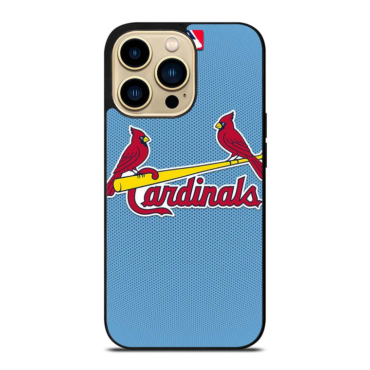 ST LOUIS CARDINALS LOGO BASEBALL TEAM MASCOTS iPhone 14 Pro Max Case Cover
