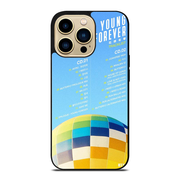 TRACKLIST BANGTAN BOYS YOUNG FOREVER iPhone 14 Pro Max Case Cover