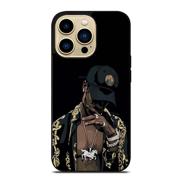 TRAVIS SCOTT ART 3 iPhone 14 Pro Max Case Cover