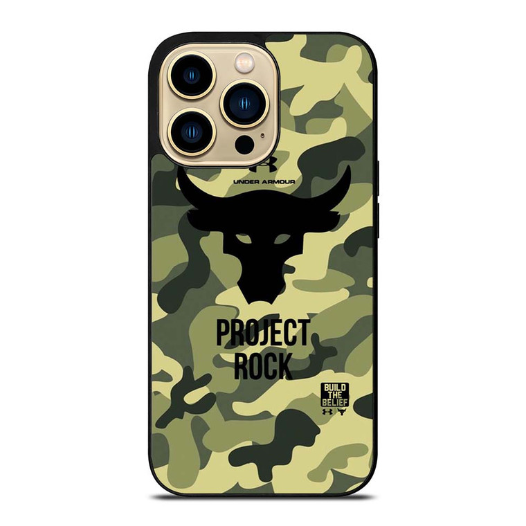UNDER ARMOUR LOGO PROJECT ROCK CAMO iPhone 14 Pro Max Case Cover
