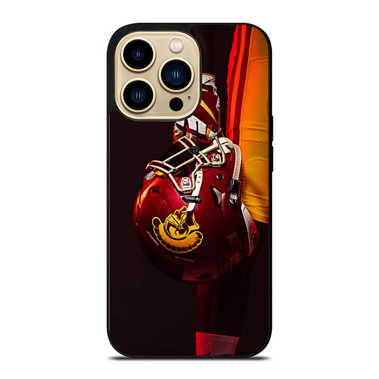 USC TROJANS FOOTBALL HELMET iPhone 14 Pro Max Case Cover