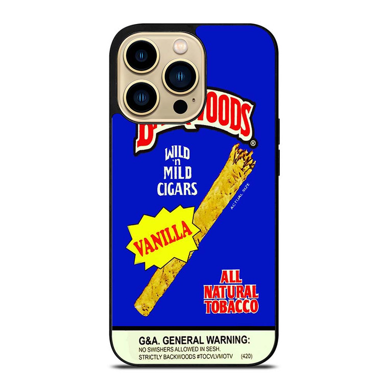 VANILLA BACKWOODS CIGARS iPhone 14 Pro Max Case Cover