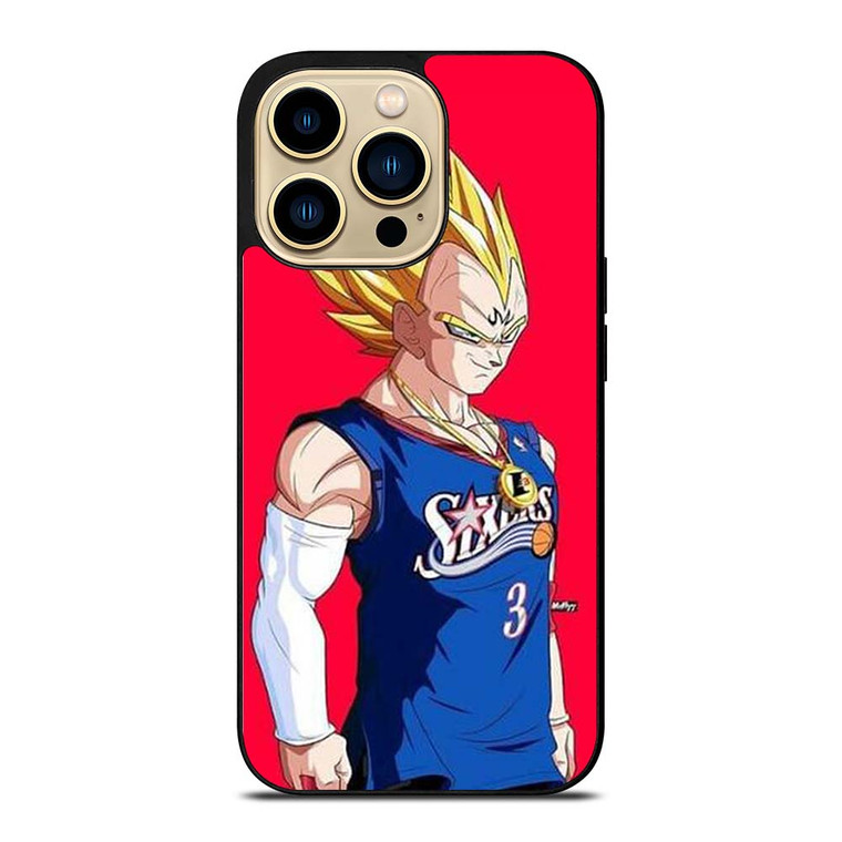 VEGETA DRAGON BALL PHILADELPHIA SIXERS iPhone 14 Pro Max Case Cover