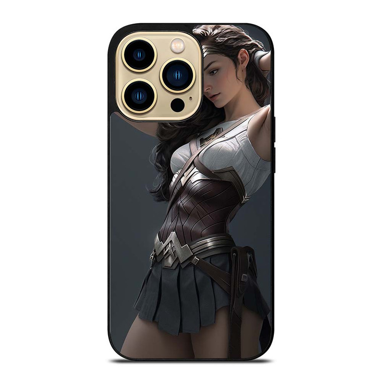 WONDER WOMAN BEAUTIFUL SUPERHERO DC COMIC iPhone 14 Pro Max Case Cover