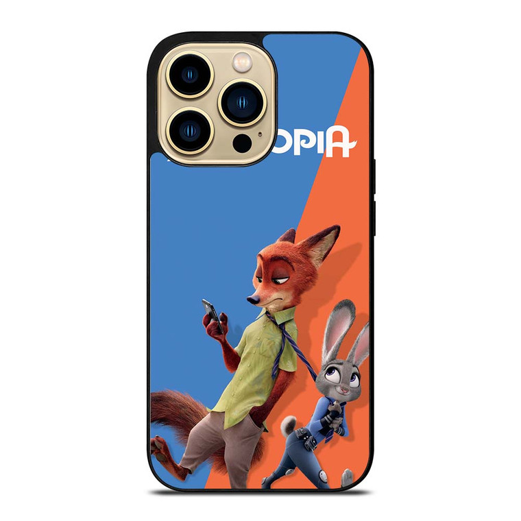 ZOOTOPIA NICK AND JUDY DISNEY iPhone 14 Pro Max Case Cover