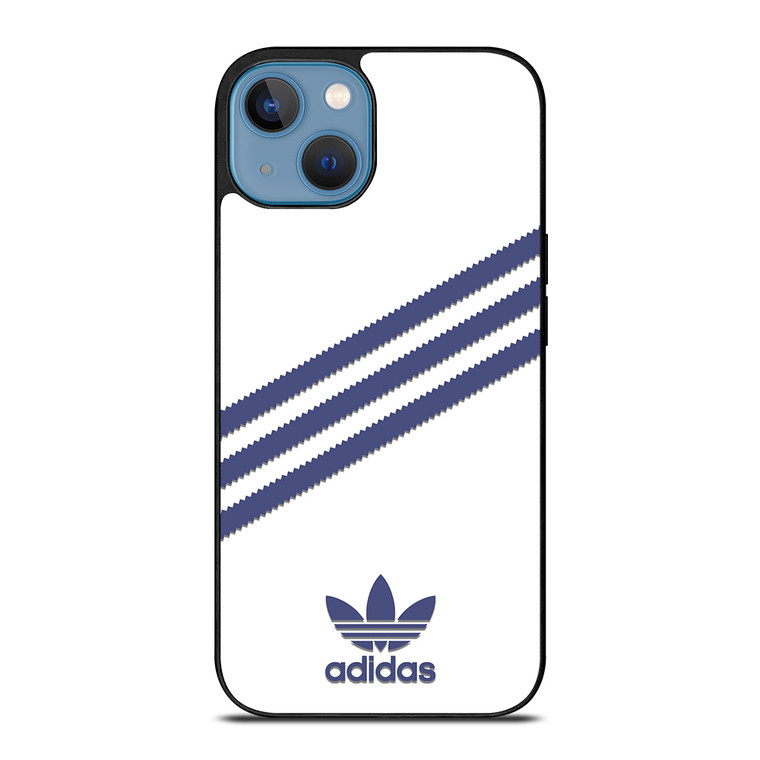 ADIDAS ORIGINALS STRIPES WHITE ROYAL BLUE iPhone 13 Case Cover