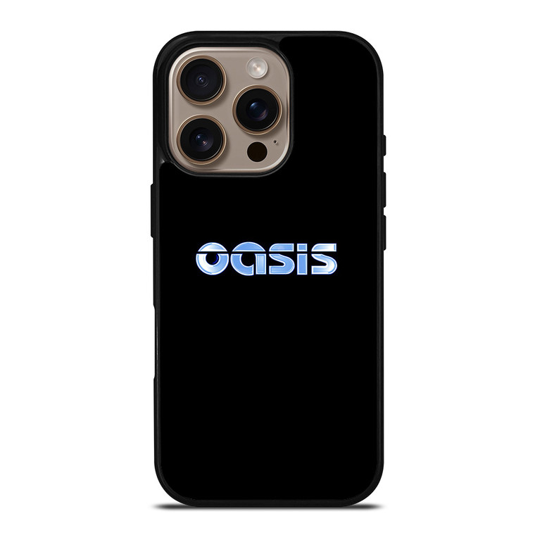 OASIS BAND ROCK LOGO CHROME iPhone 16 Pro Case Cover