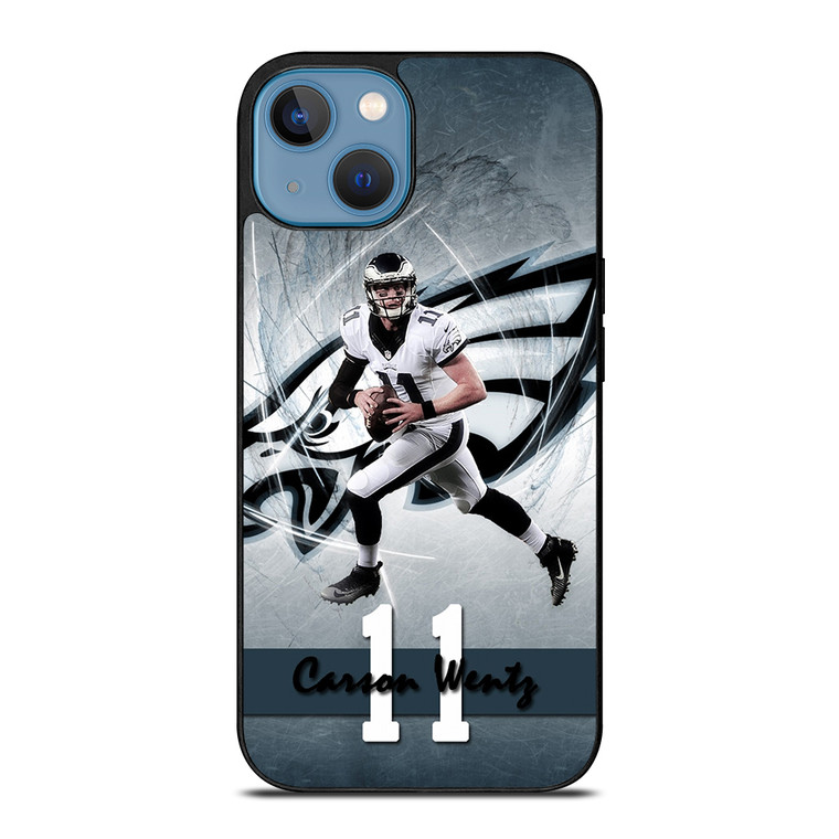 CARSON WENTZ 11 PHILADELPHIA EAGLES iPhone 13 Case Cover