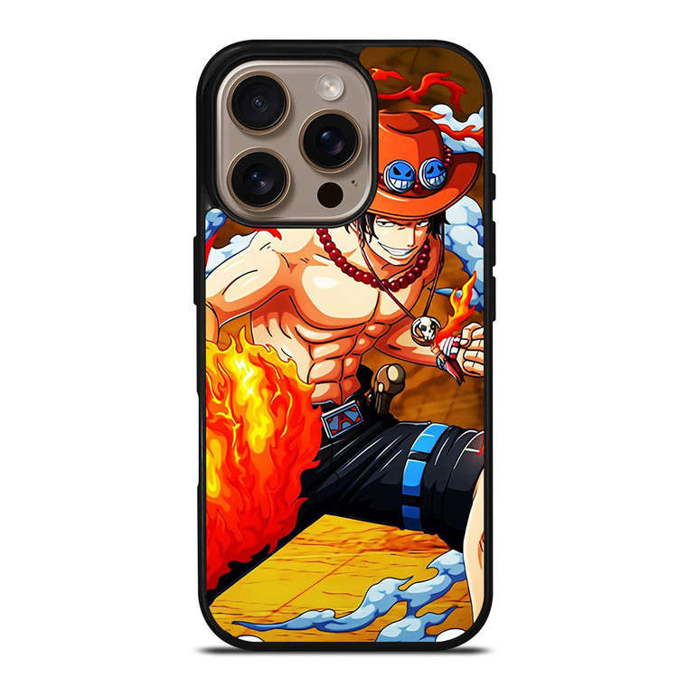ONE PIECE ACE iPhone 16 Pro Case Cover