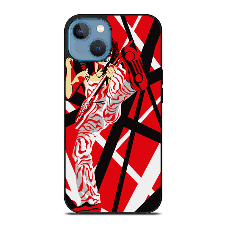 EDDIE VAN HALEN GUITAR CARTOON iPhone 13 Case Cover