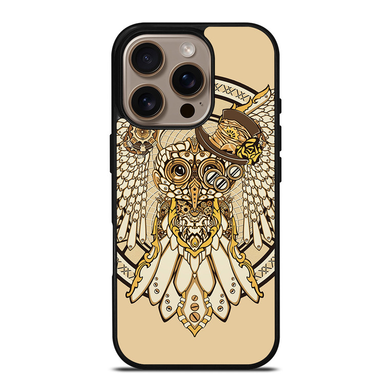 OWL STEAMPUNK iPhone 16 Pro Case Cover