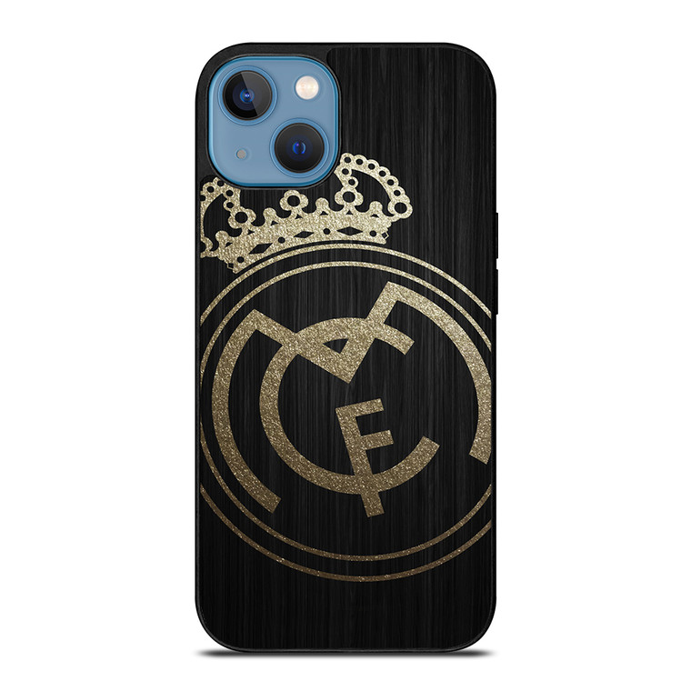 GOLD REAL MADRID LOGO iPhone 13 Case Cover