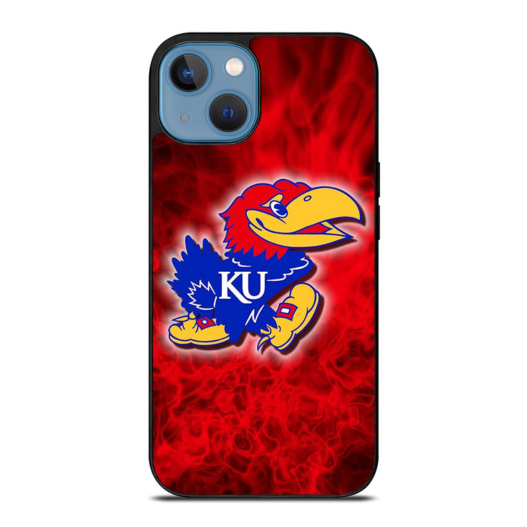 KANSAS JAYHAWKS BASKETBALL UNIVERSITY iPhone 13 Case Cover