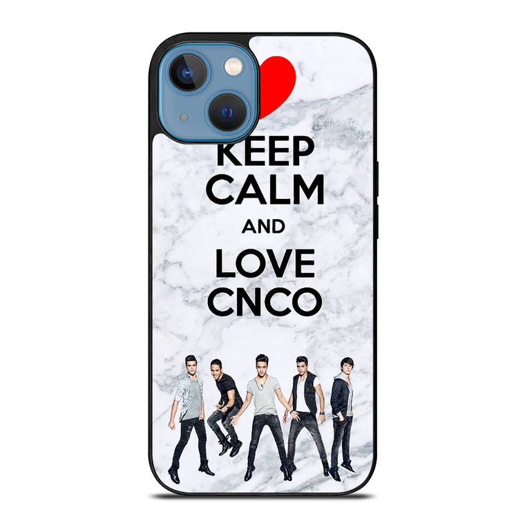KEEP CALM AND LOVE CNCO MARBLE iPhone 13 Case Cover