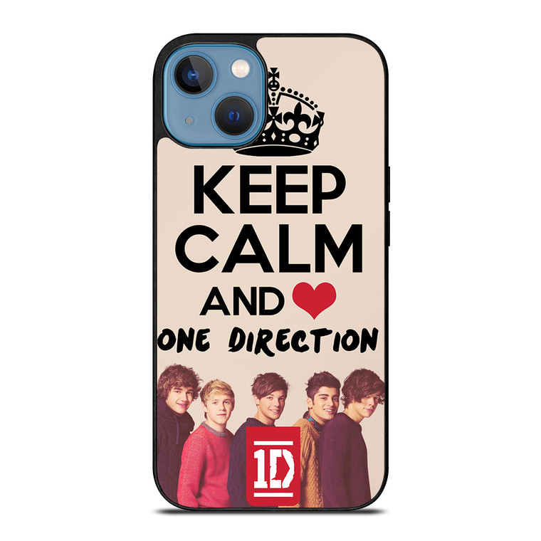 KEEP CALM AND LOVE ONE DIRECTION iPhone 13 Case Cover