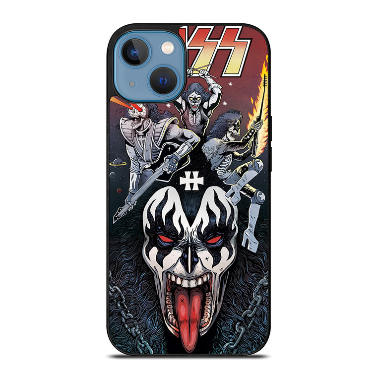 KISS BAND SKULL iPhone 13 Case Cover