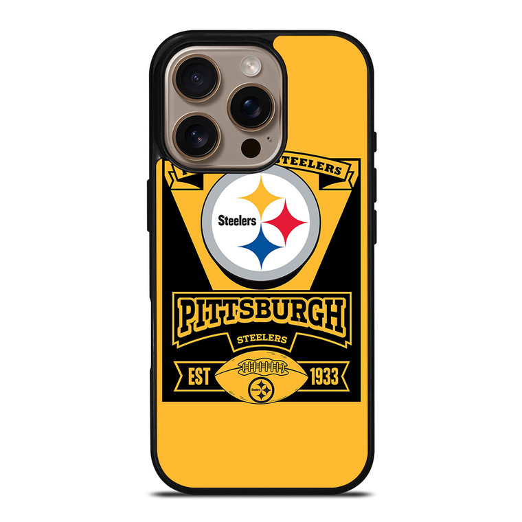 PITTSBURGH STEELERS 1933 iPhone 16 Pro Case Cover