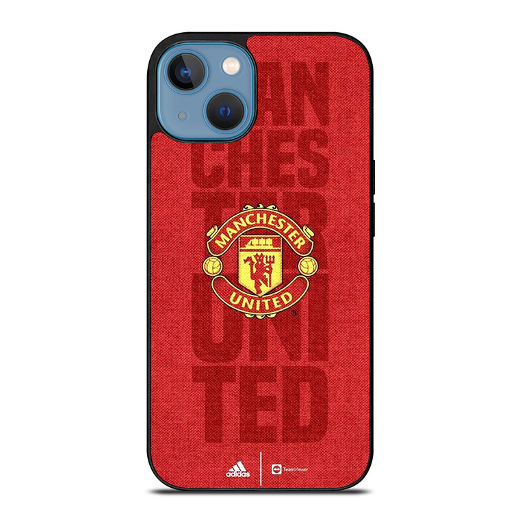 MANCHESTER UNITED FC FOOTBALL LOGO RED DEVILS ICON iPhone 13 Case Cover