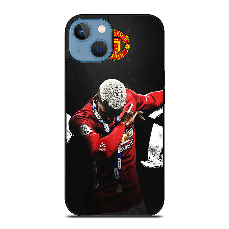 MANCHESTER UNITED PAUL POGBA DAB iPhone 13 Case Cover