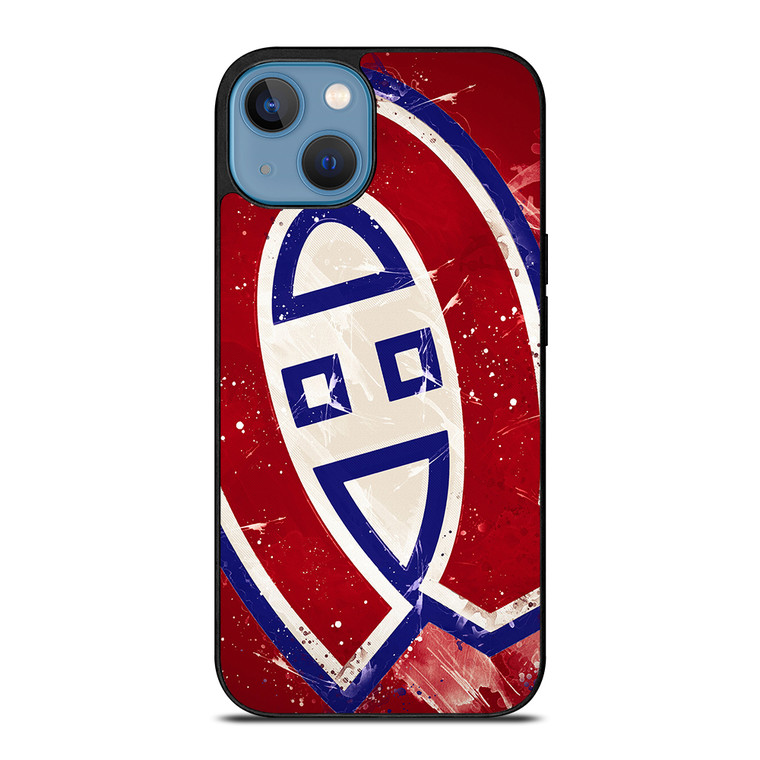 MONTREAL CANADIENS NHL SPLASH LOGO iPhone 13 Case Cover