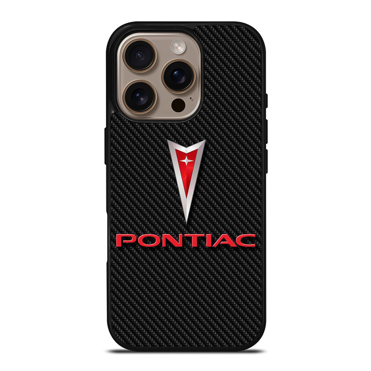 PONTIAC LOGO CAR ICON CARBON iPhone 16 Pro Case Cover