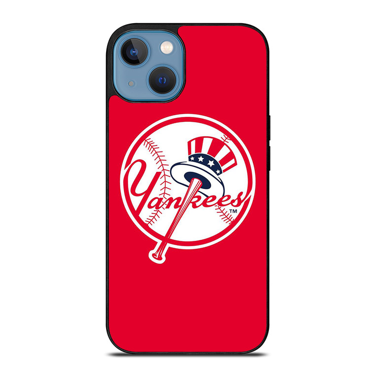 NEW YORK YANKEES BASEBALL CLUB LOGO RED iPhone 13 Case Cover
