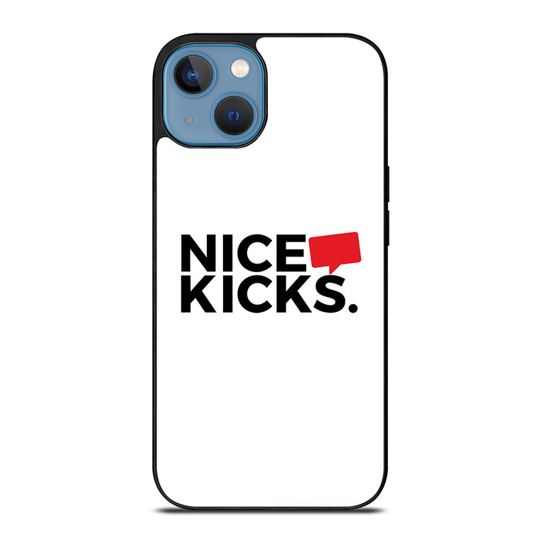 NICE KICKS SNEAKERS LOGO iPhone 13 Case Cover