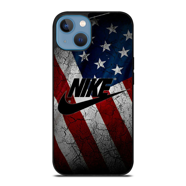 NIKE AMERICAN FLAG iPhone 13 Case Cover