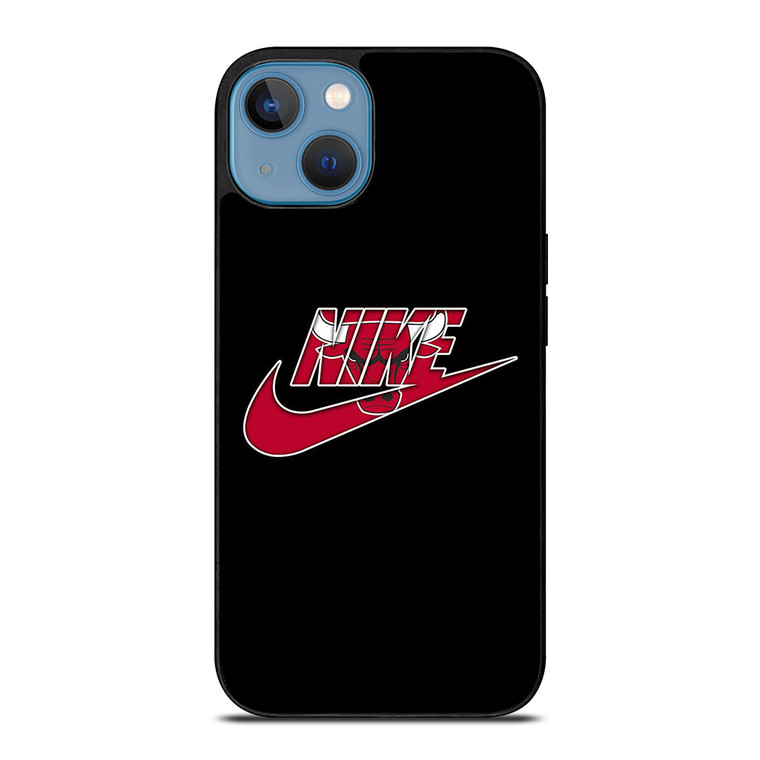 NIKE SWOOSH CHICAGO RED BULL BASKETBALL TEAM LOGO iPhone 13 Case Cover