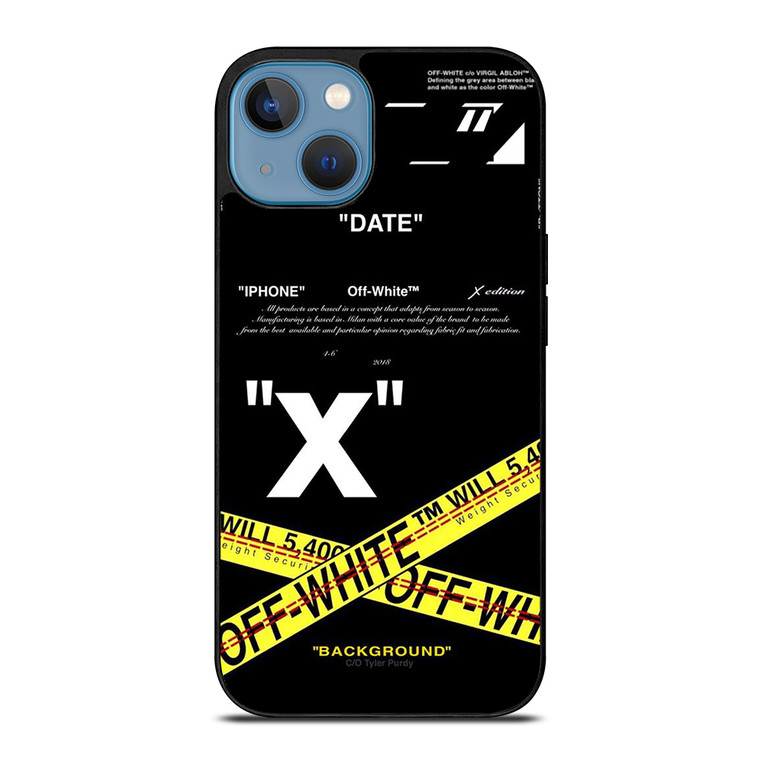 OFF WHITE 2 iPhone 13 Case Cover