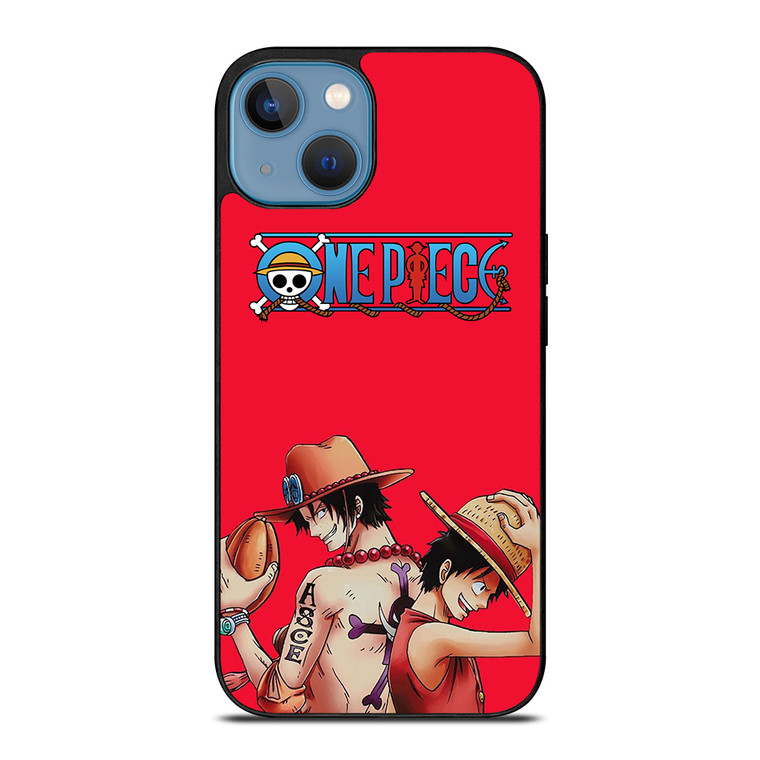 ONE PIECE LUFFY AND ACE iPhone 13 Case Cover