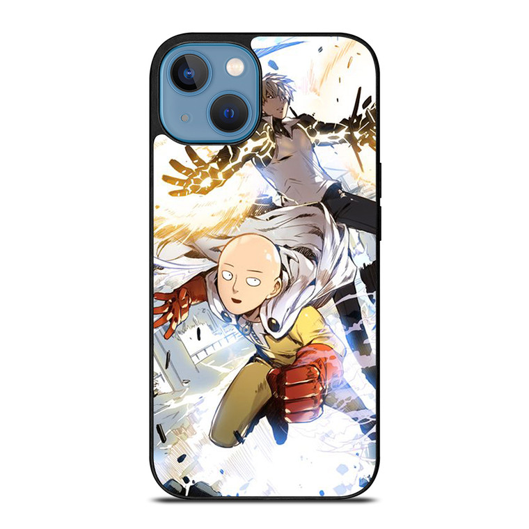 ONE PUNCH MAN SAITAMA AND GENOS iPhone 13 Case Cover