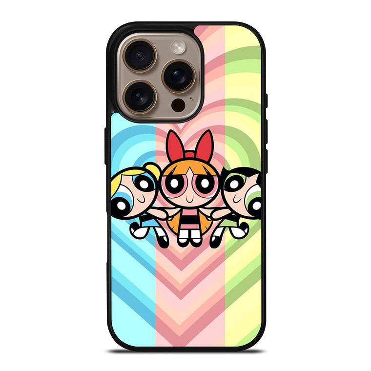 POWERPUFF GIRLS CARTOON NETWORK iPhone 16 Pro Case Cover