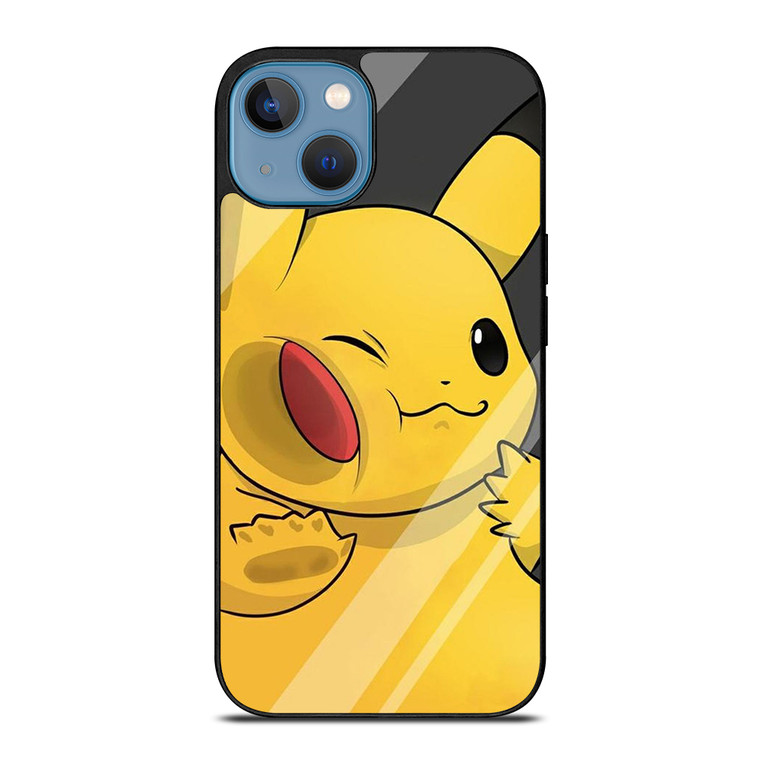 PIKACHU POKEMON CUTE iPhone 13 Case Cover