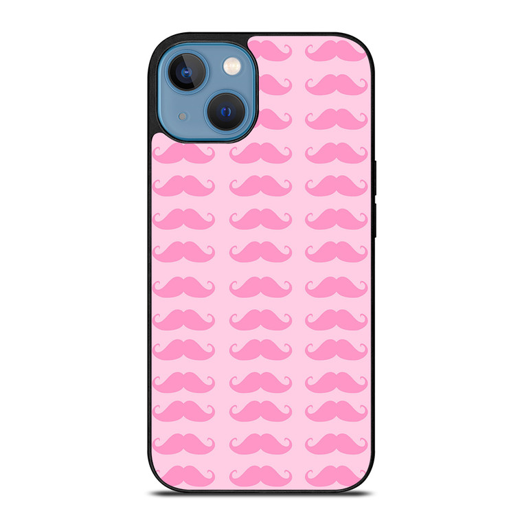 PINK MOUSTACHE iPhone 13 Case Cover