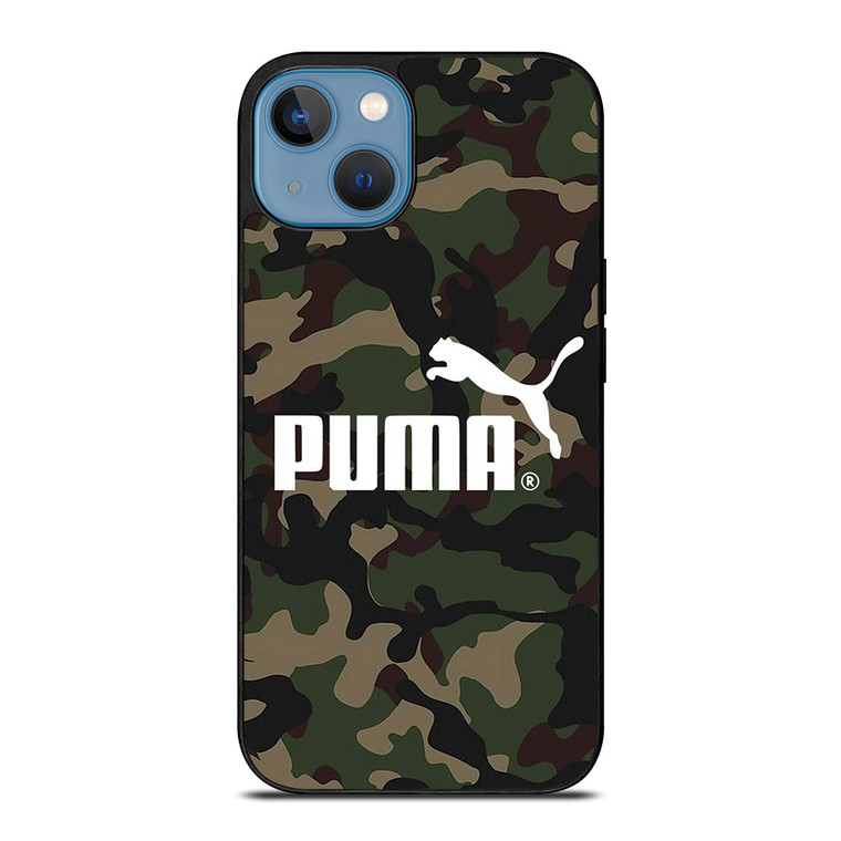 PUMA LOGO CAMO iPhone 13 Case Cover