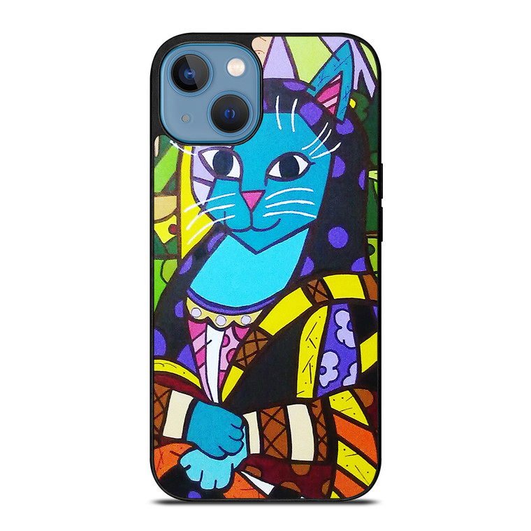 ROMERO BRITTO MONALISA iPhone 13 Case Cover